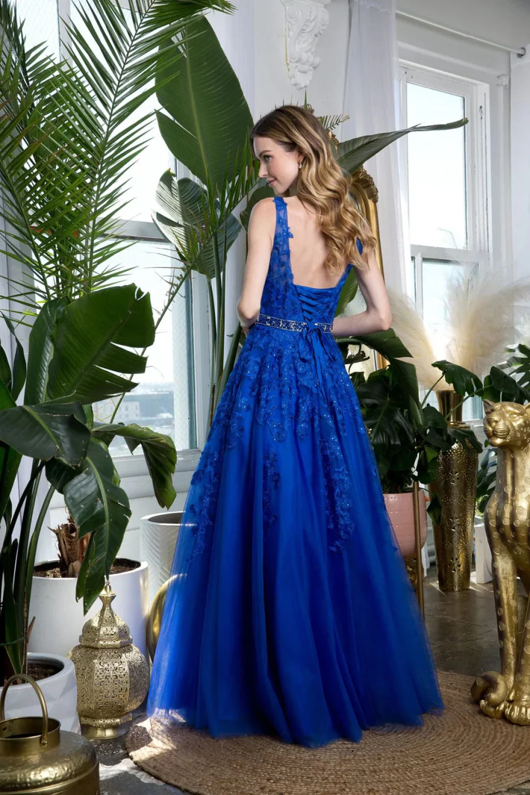 Eva USA 5232 Long Formal Sleeveless Prom Ball Gown - Image 13