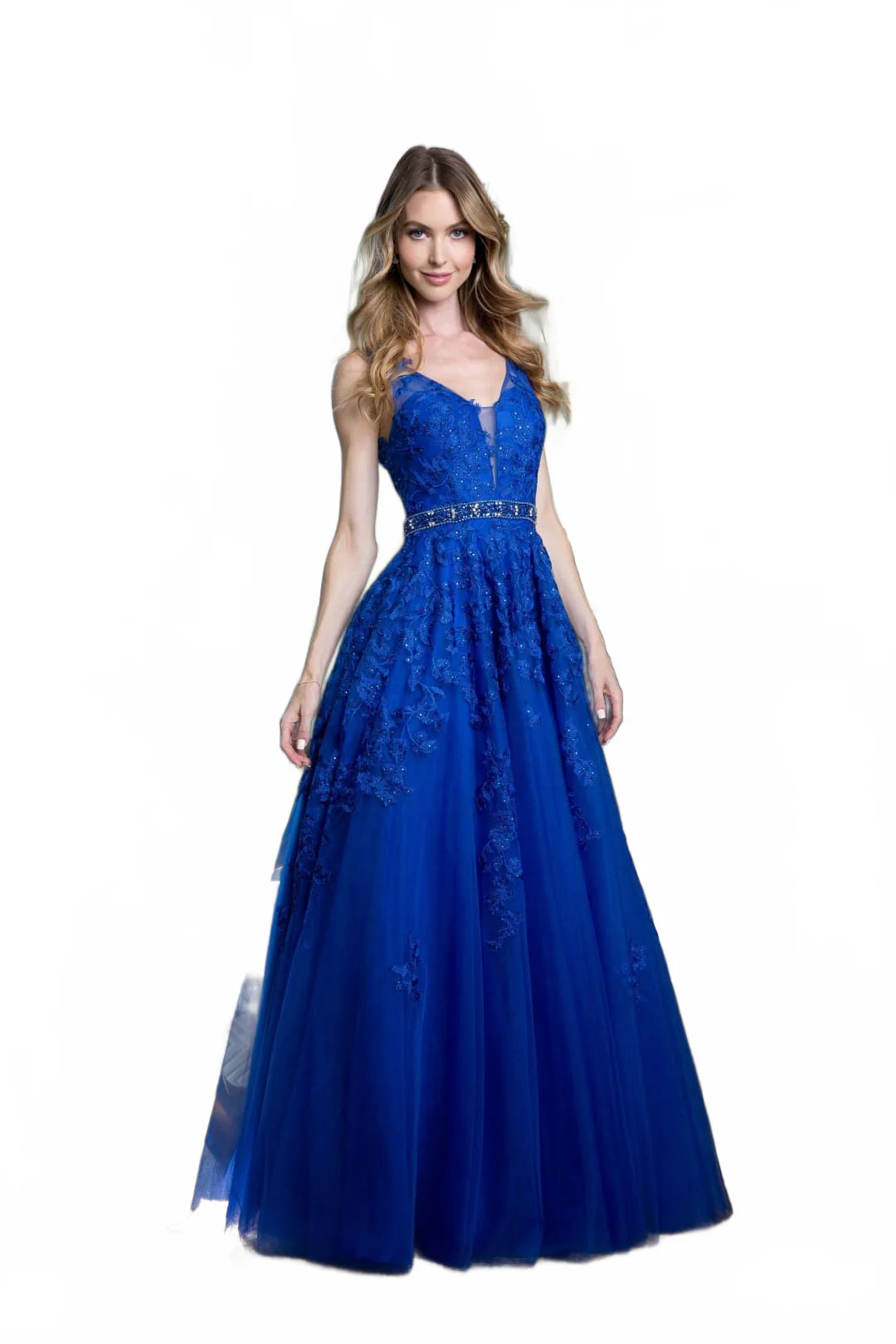 Eva USA 5232 Long Formal Sleeveless Prom Ball Gown - Image 16