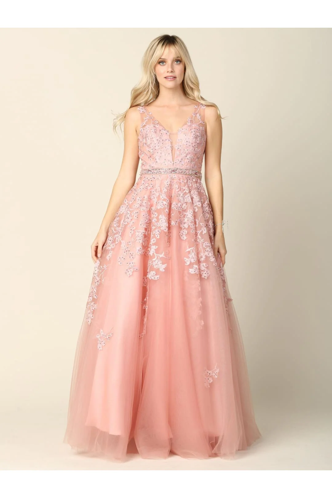 Eva USA 5232 Long Formal Sleeveless Prom Ball Gown - Image 4