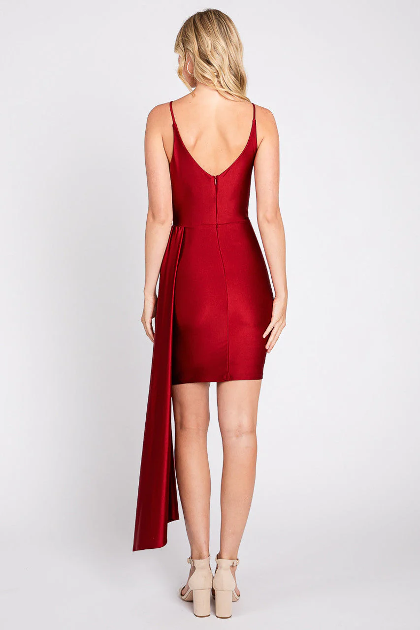 Lenovia 3057 Bodycon Spaghetti Strap Shiny Venus Dress - Image 2