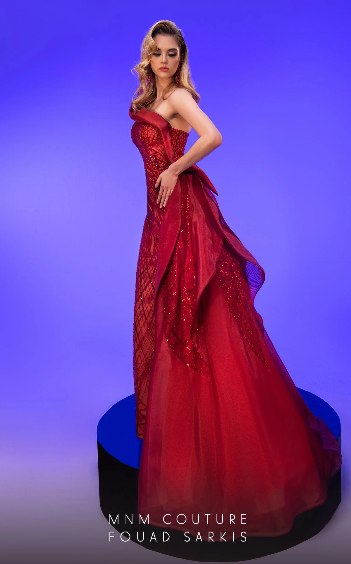 Fouad Sarkis 2794 Timeless Formal Dress - Image 5