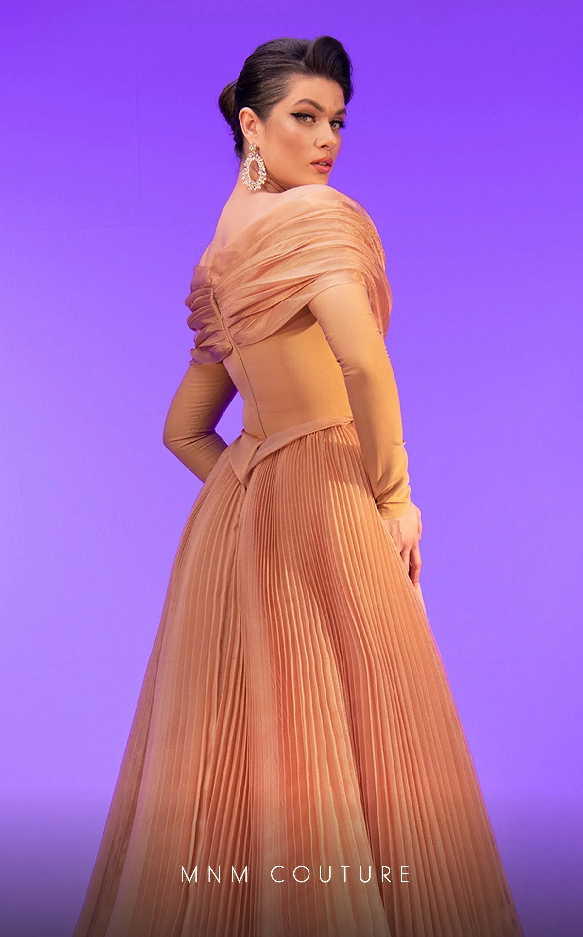 Fouad Sarkis F02800 Elegant Evening Dress - Image 10