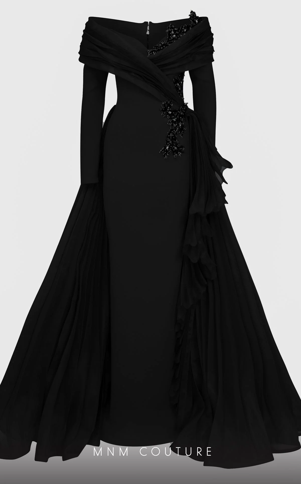 Fouad Sarkis F02800 Elegant Evening Dress - Image 14
