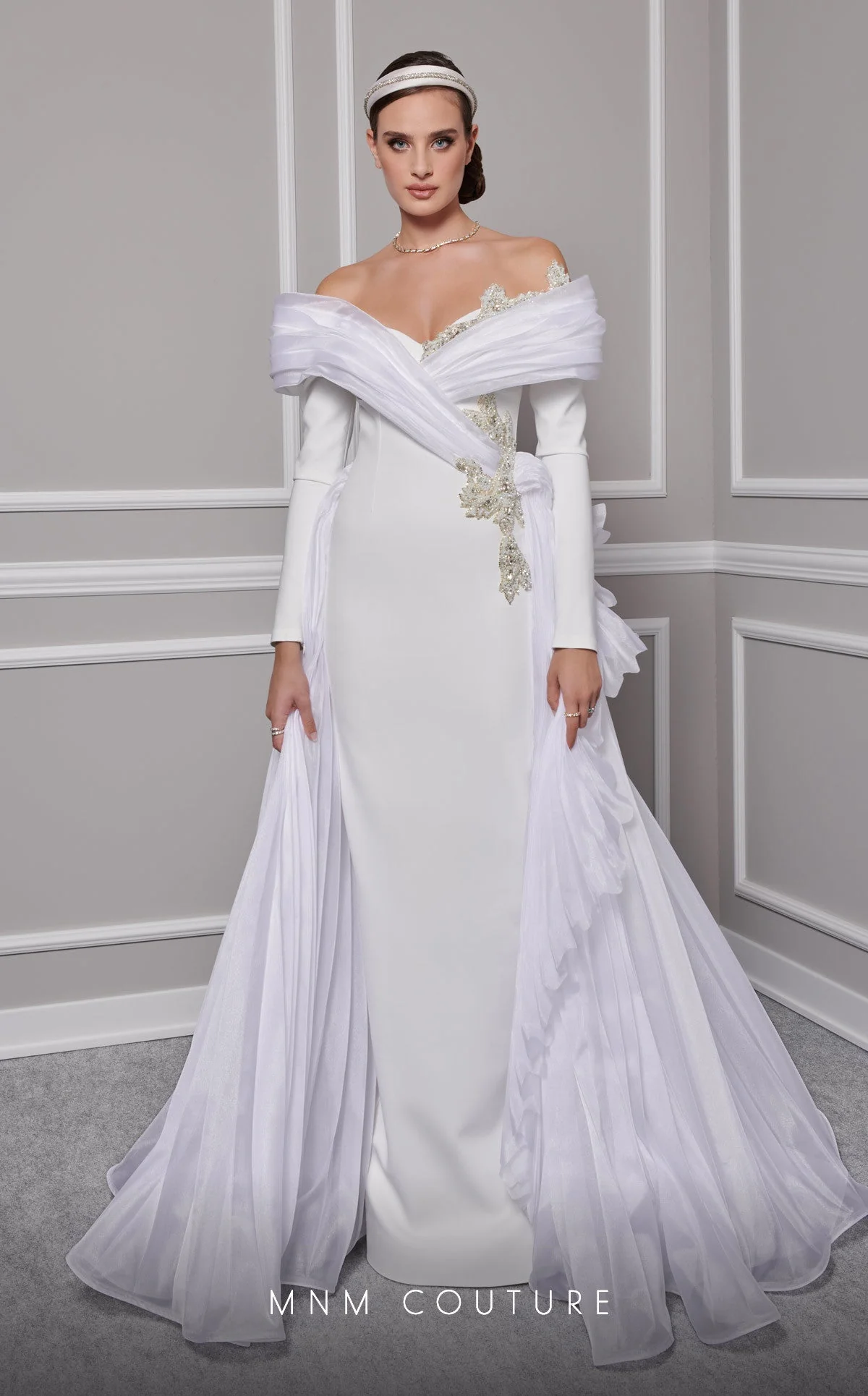 Fouad Sarkis F02800 Elegant Evening Dress - Image 17