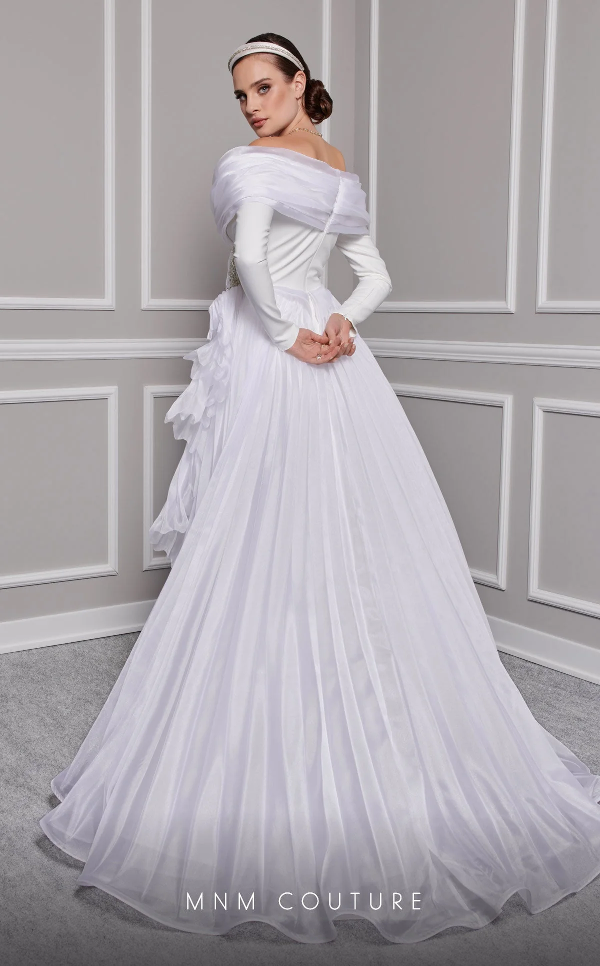 Fouad Sarkis F02800 Elegant Evening Dress - Image 18