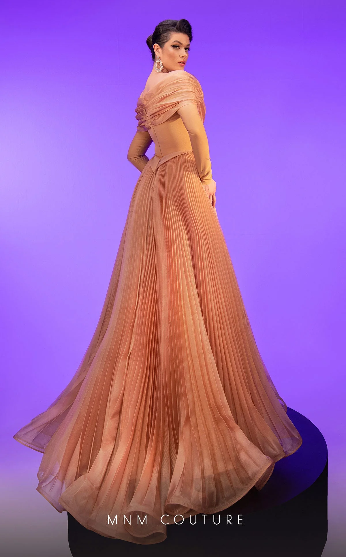 Fouad Sarkis F02800 Elegant Evening Dress - Image 2