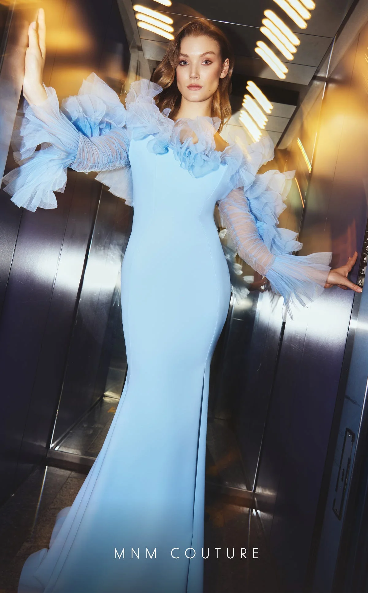 Fouad Sarkis F02850 Off-Shoulder Mermaid Gown - Image 10