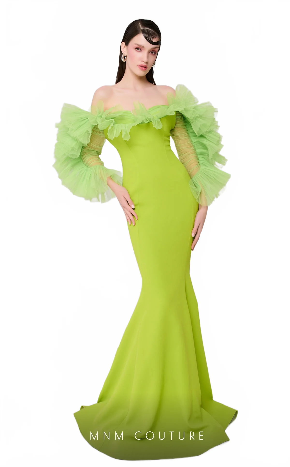 Fouad Sarkis F02850 Off-Shoulder Mermaid Gown - Image 12