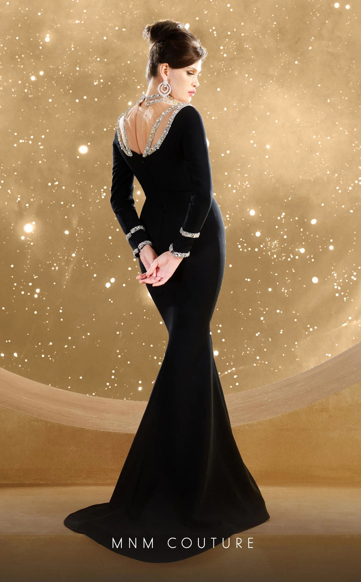 Fouad Sarkis F02852 Classic Evening Dress - Image 2