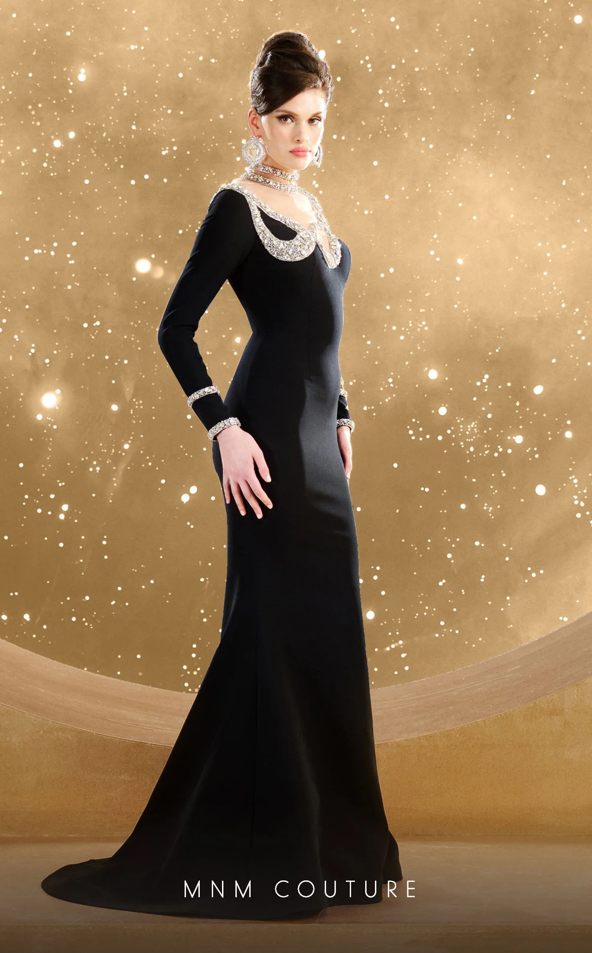 Fouad Sarkis F02852 Classic Evening Dress - Image 3