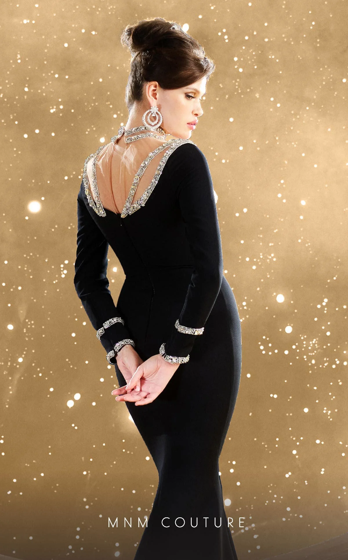 Fouad Sarkis F02852 Classic Evening Dress - Image 5