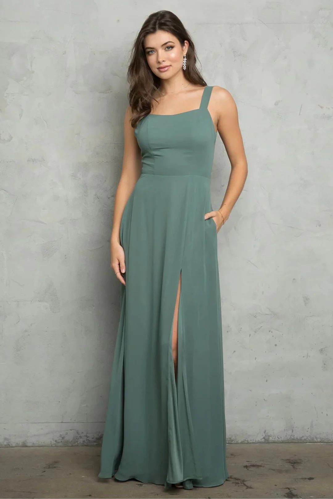 Eva USA 3485 Plus Size Black Funeral Dress for Women & Ladies - Image 3