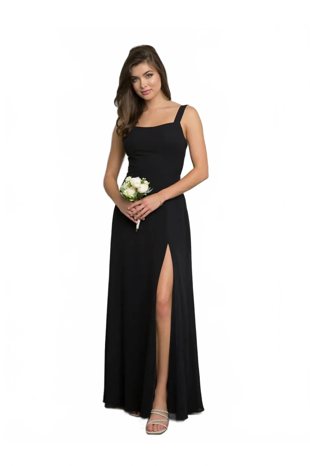 Eva USA 3485 Plus Size Black Funeral Dress for Women & Ladies - Image 8
