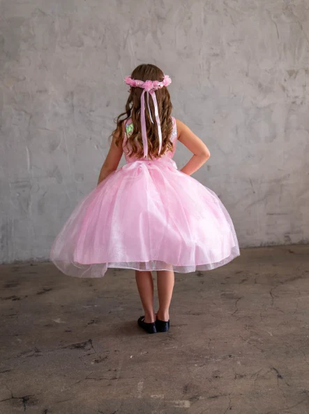 Girls Short Sequin Bodice Dress by Calla D832 - Image 8