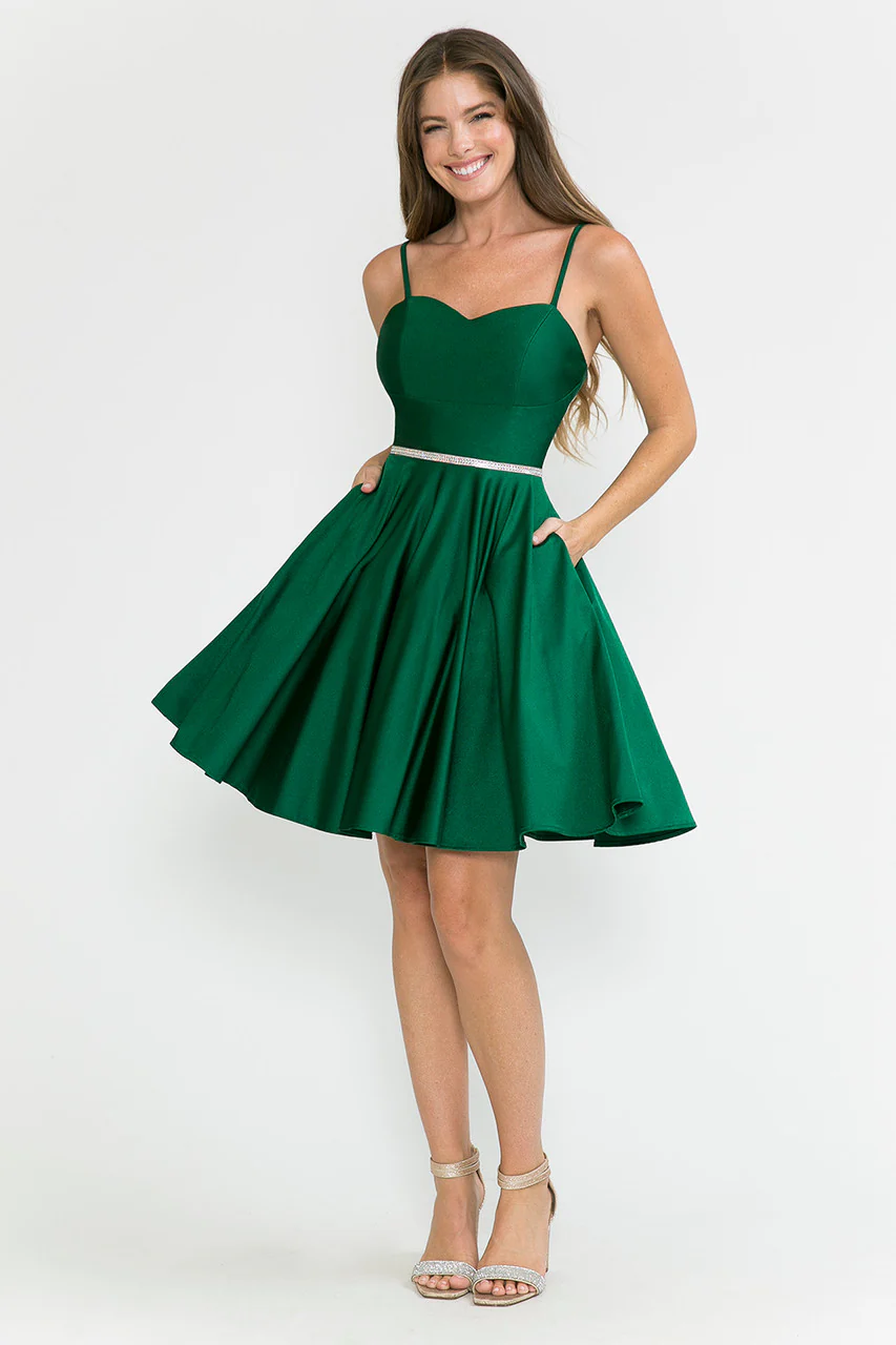 Graduation Dress Spaghetti Strap Embellished Party Gown By Lenovia 5261 - Image 6