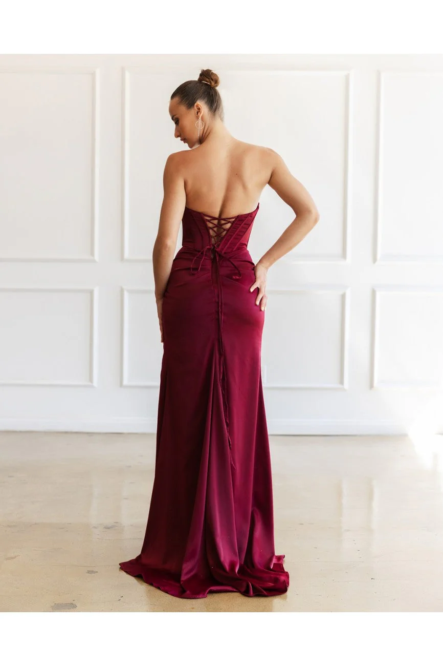 High Couture MJ1000 Prom Fitted Long Formal Corset Evening Dress - Image 12