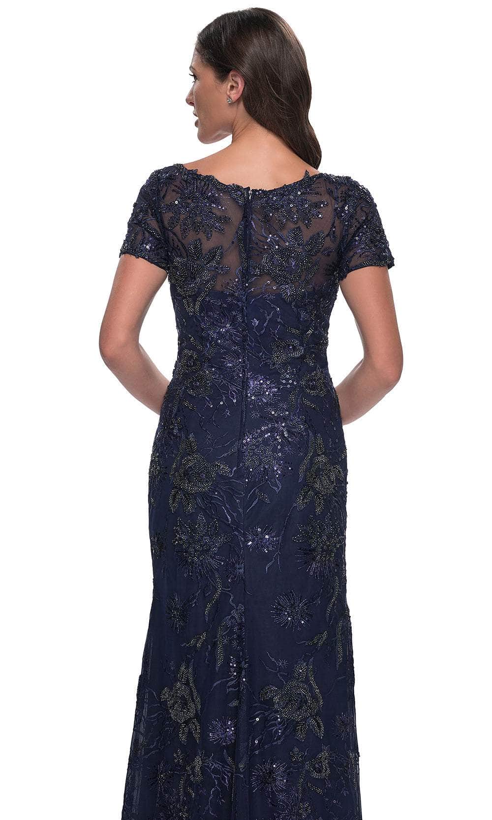 La Femme 30798 Beaded Lace Evening Dress - Image 8