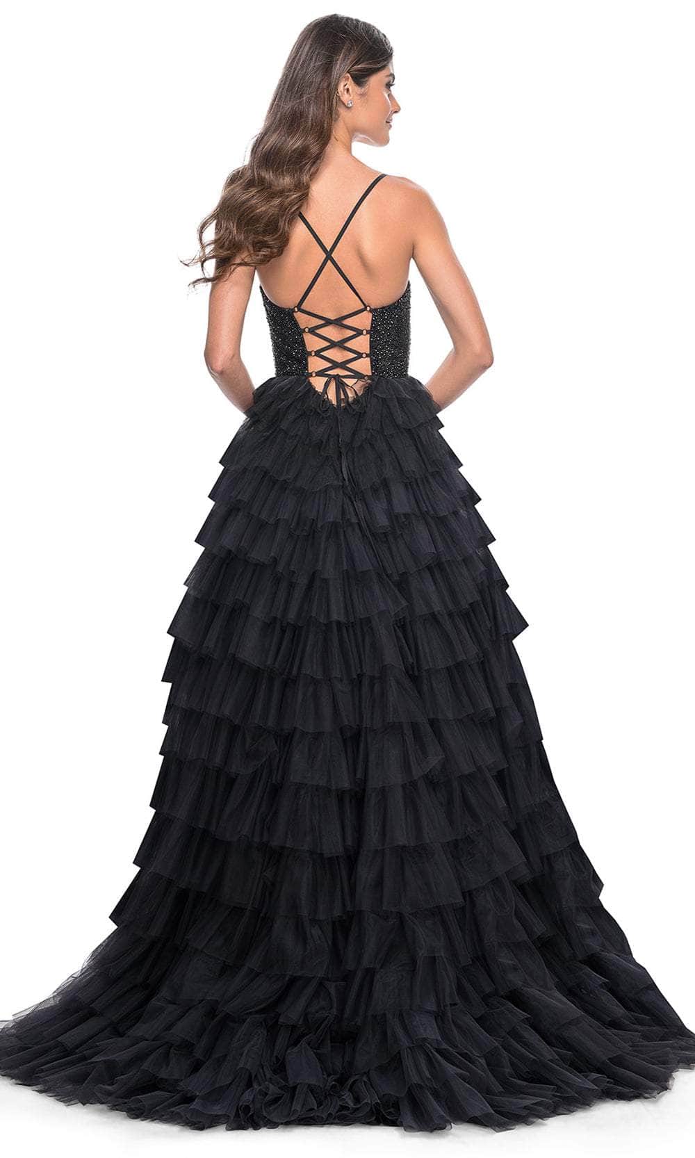 La Femme 32002 Sweetheart Beaded Top Prom Gown - Image 2