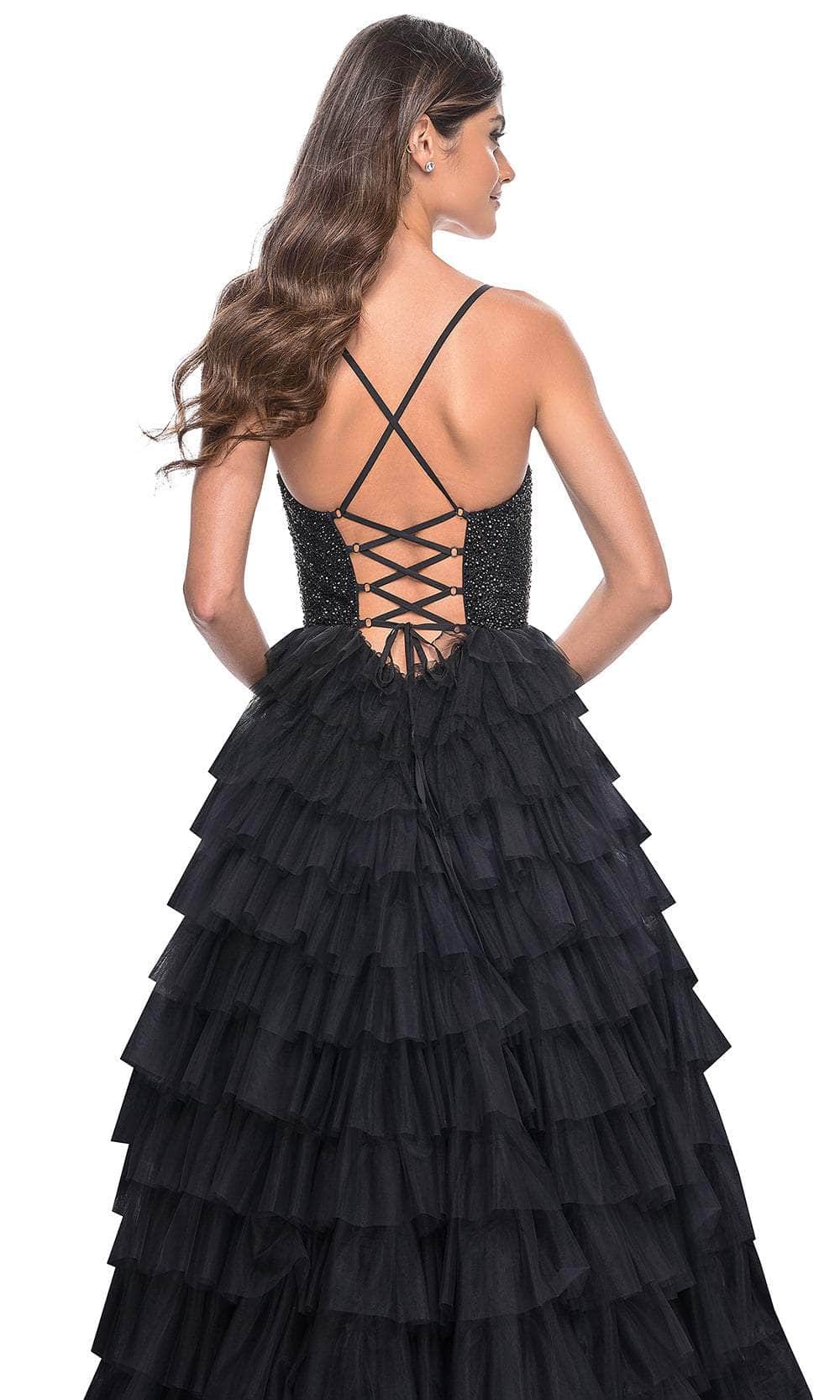 La Femme 32002 Sweetheart Beaded Top Prom Gown - Image 5