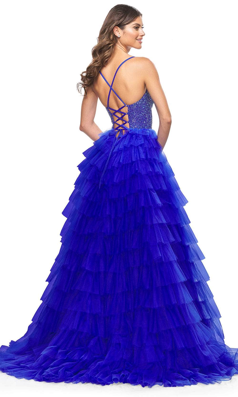 La Femme 32002 Sweetheart Beaded Top Prom Gown - Image 7
