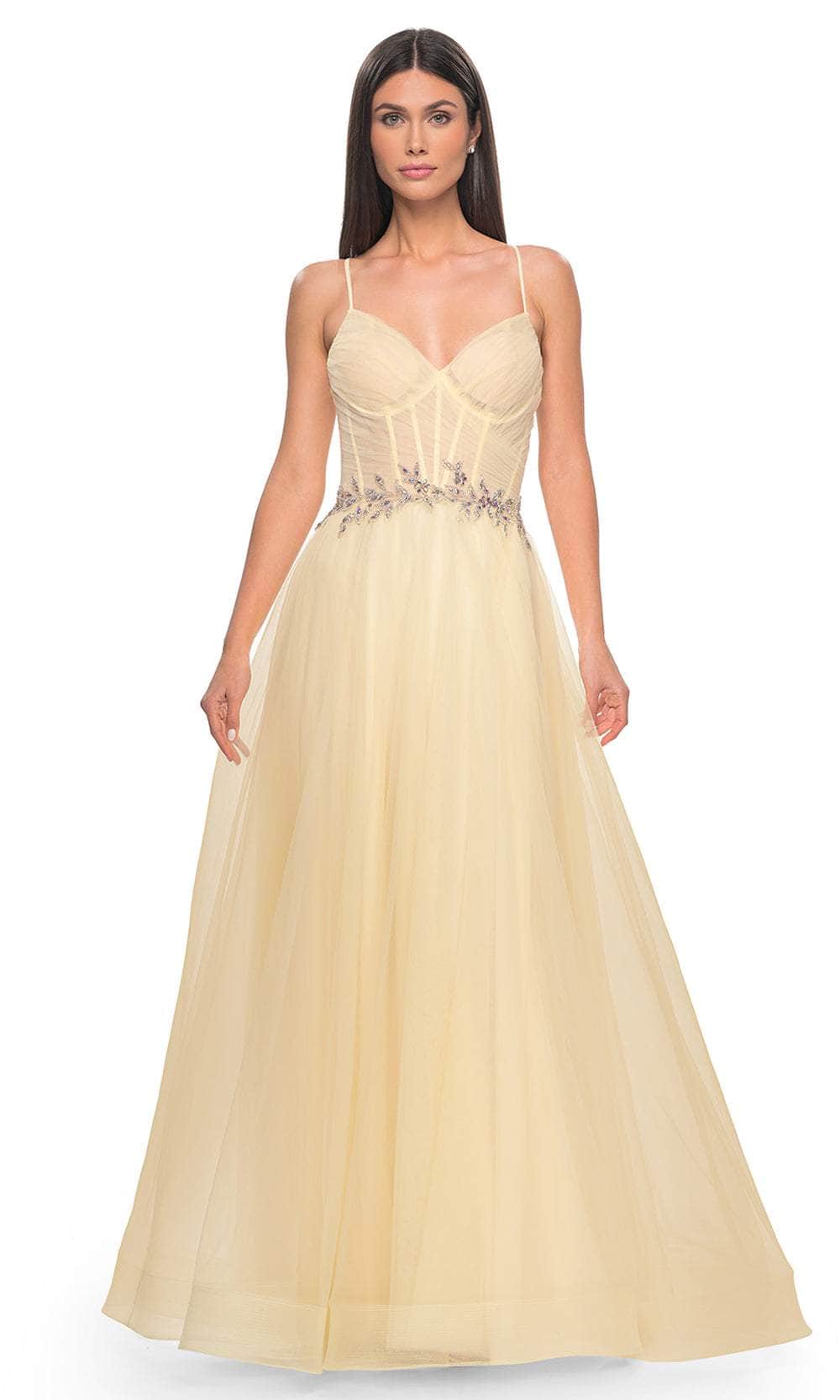 La Femme 32117 Applique Waist Prom Dress - Image 12