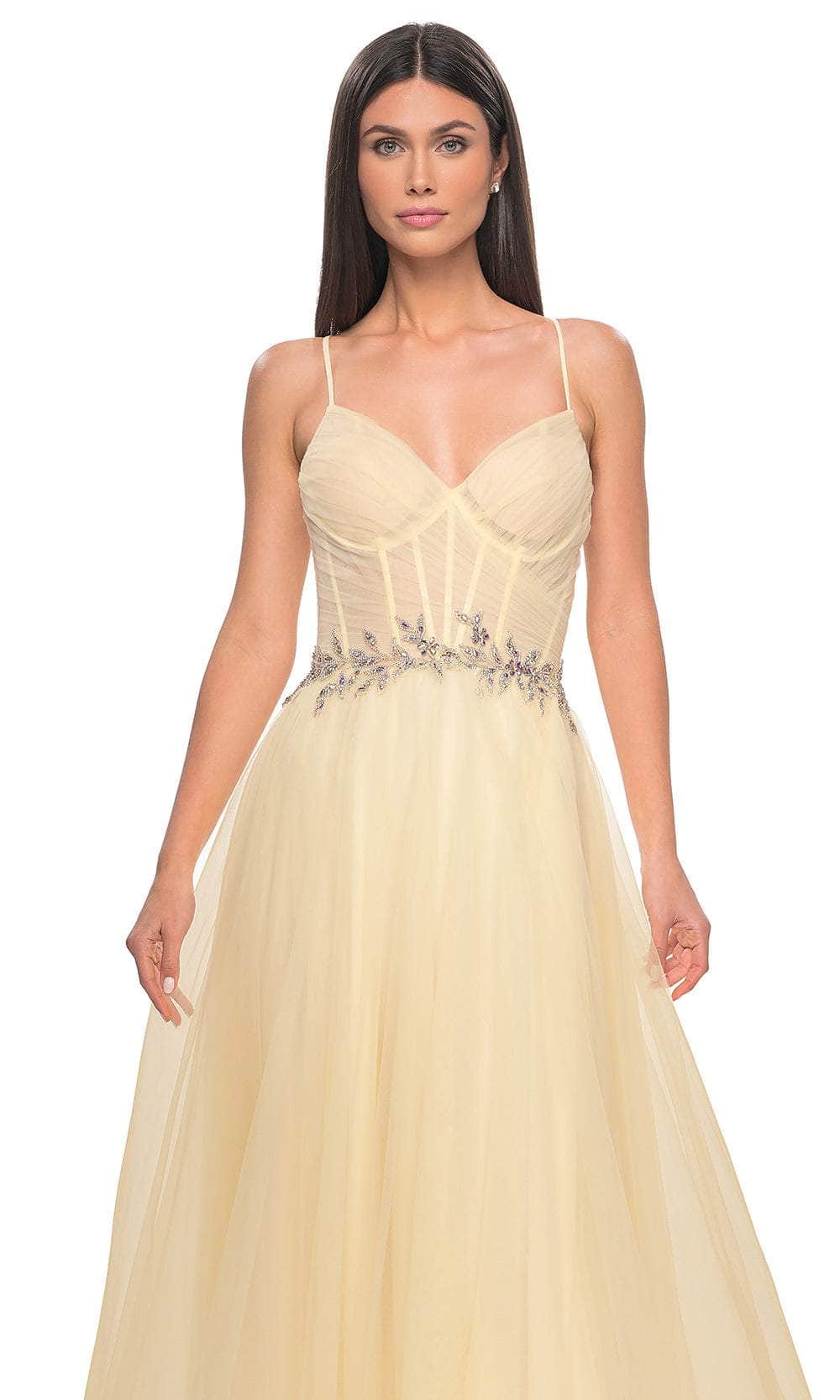 La Femme 32117 Applique Waist Prom Dress - Image 13