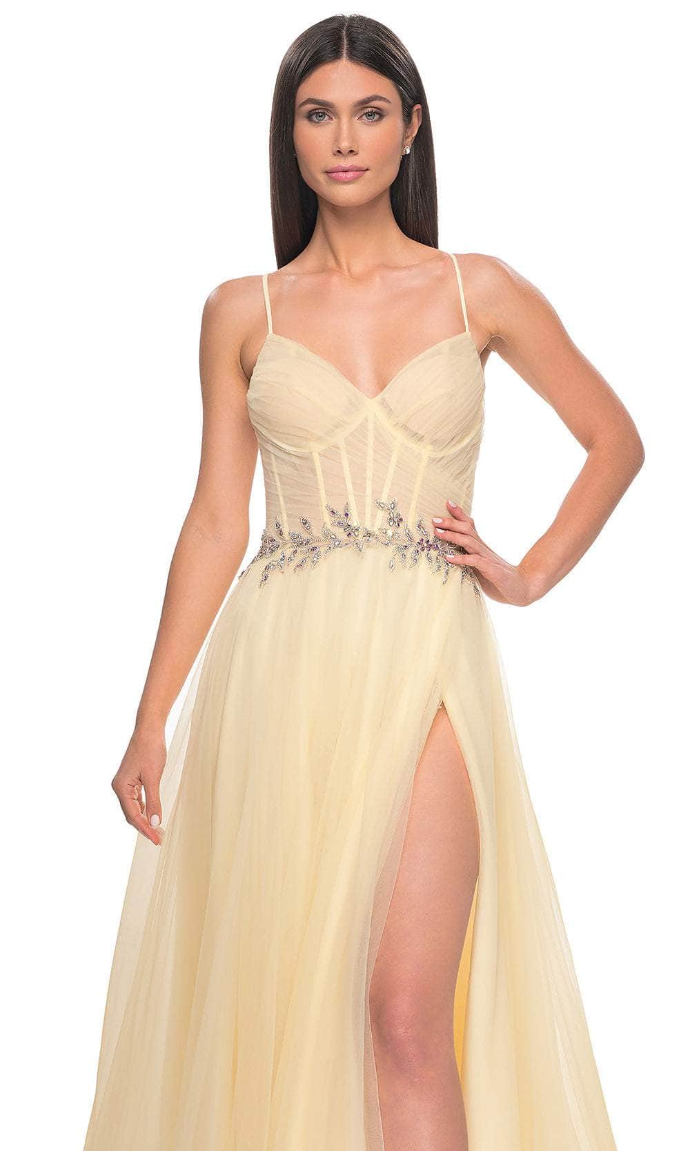 La Femme 32117 Applique Waist Prom Dress - Image 14