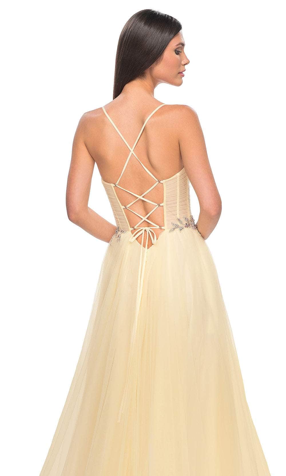 La Femme 32117 Applique Waist Prom Dress - Image 15