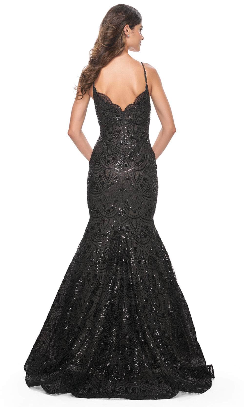La Femme 32118 Sequin Sleeveless Prom Gown - Image 2