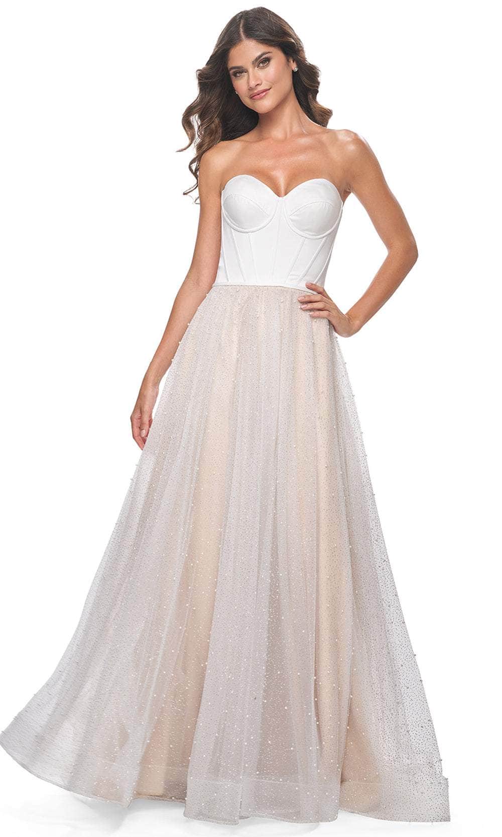 La Femme 32149 Sweetheart Strapless Prom Gown - Image 3