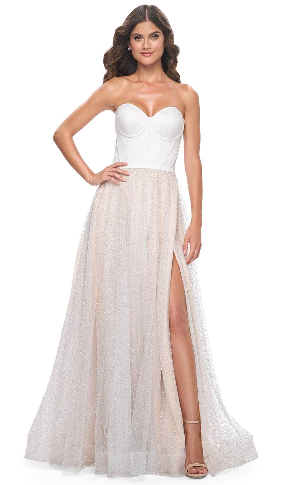 La Femme 32149 Sweetheart Strapless Prom Gown - Image 4