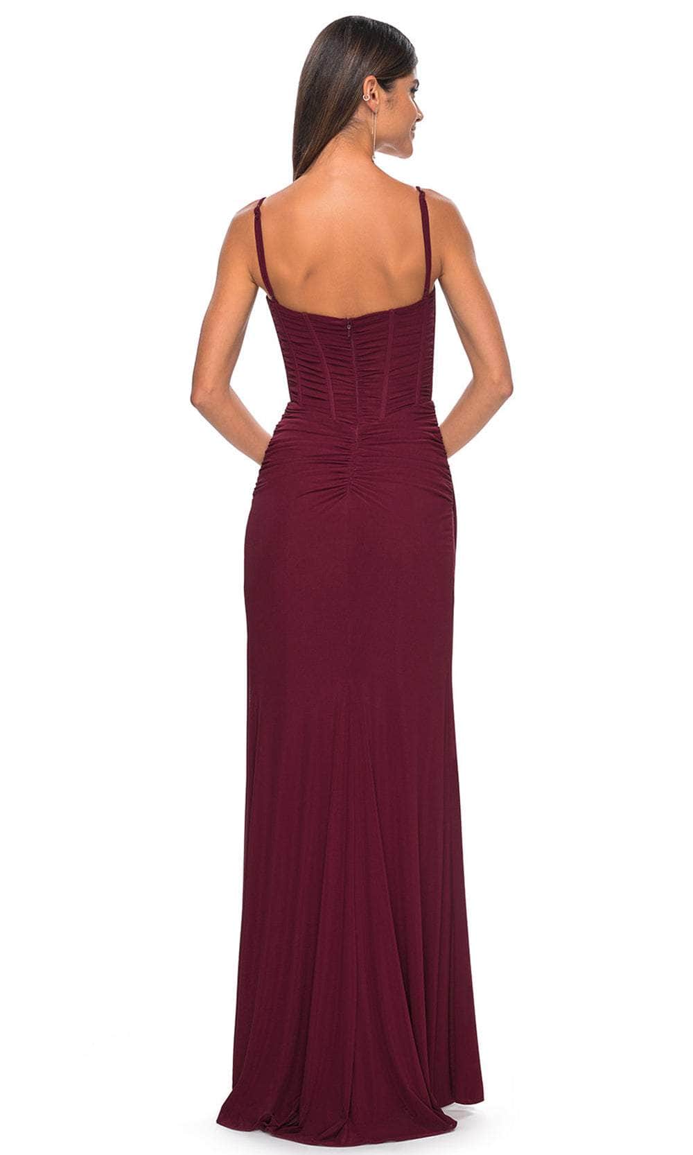 La Femme 32239 V-Neck Ruched Bustier Prom Gown - Image 11