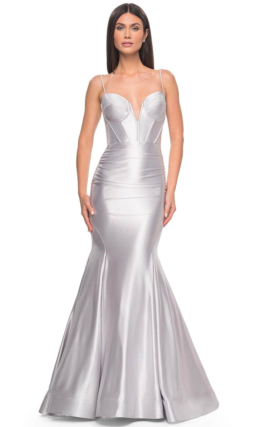 La Femme 32269 Plunging Mermaid Prom Dress - Image 9