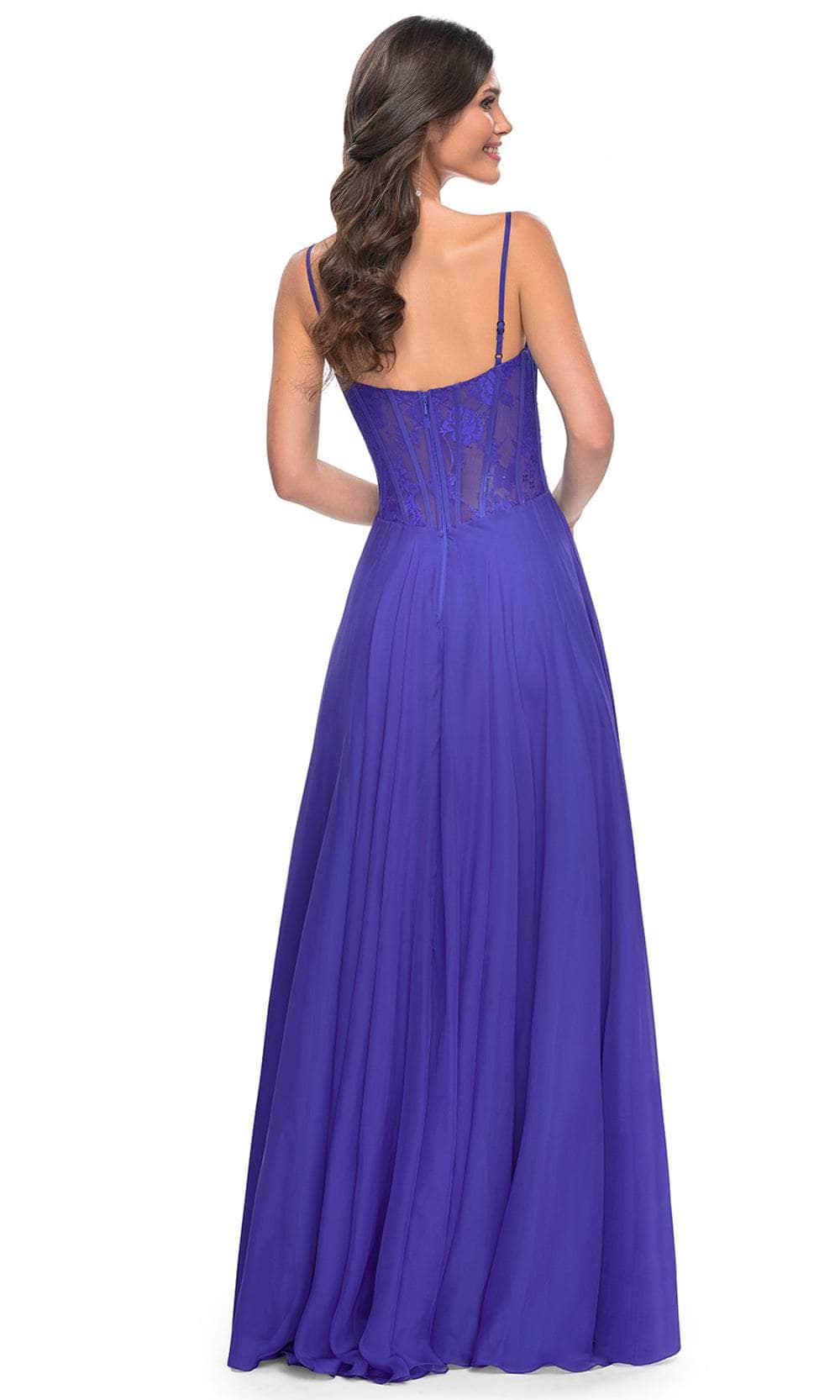 La Femme 32276 Lace Bustier Prom Dress - Image 13