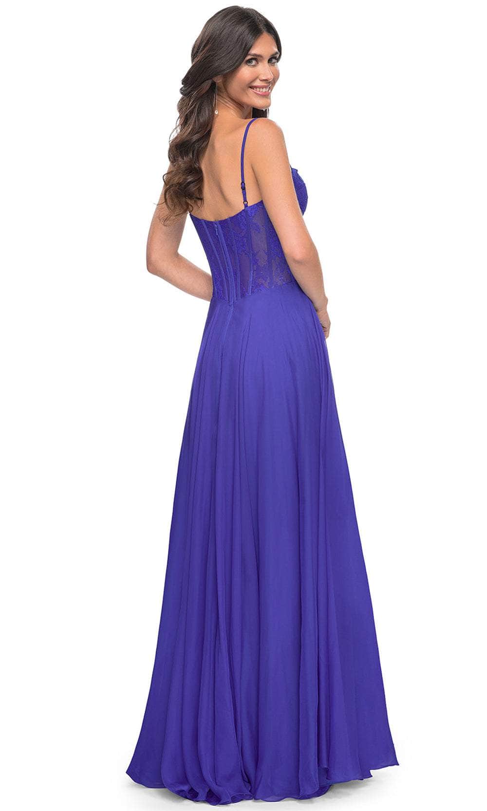 La Femme 32276 Lace Bustier Prom Dress - Image 15