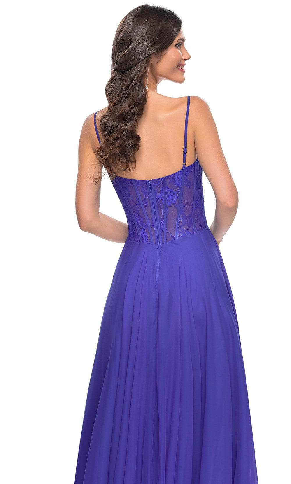 La Femme 32276 Lace Bustier Prom Dress - Image 18