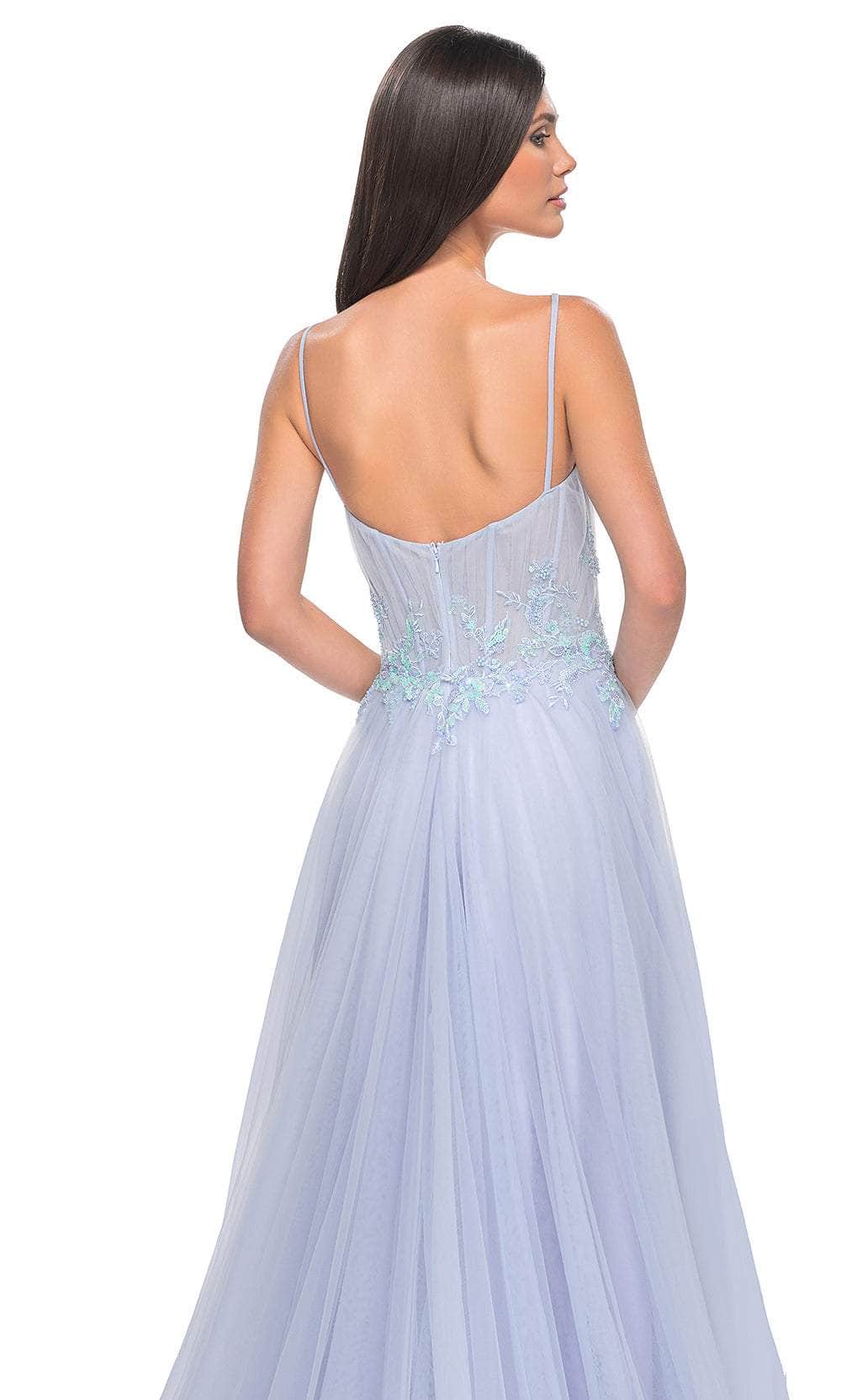 La Femme 32293 Embroidered Scoop Neck Prom Gown - Image 6