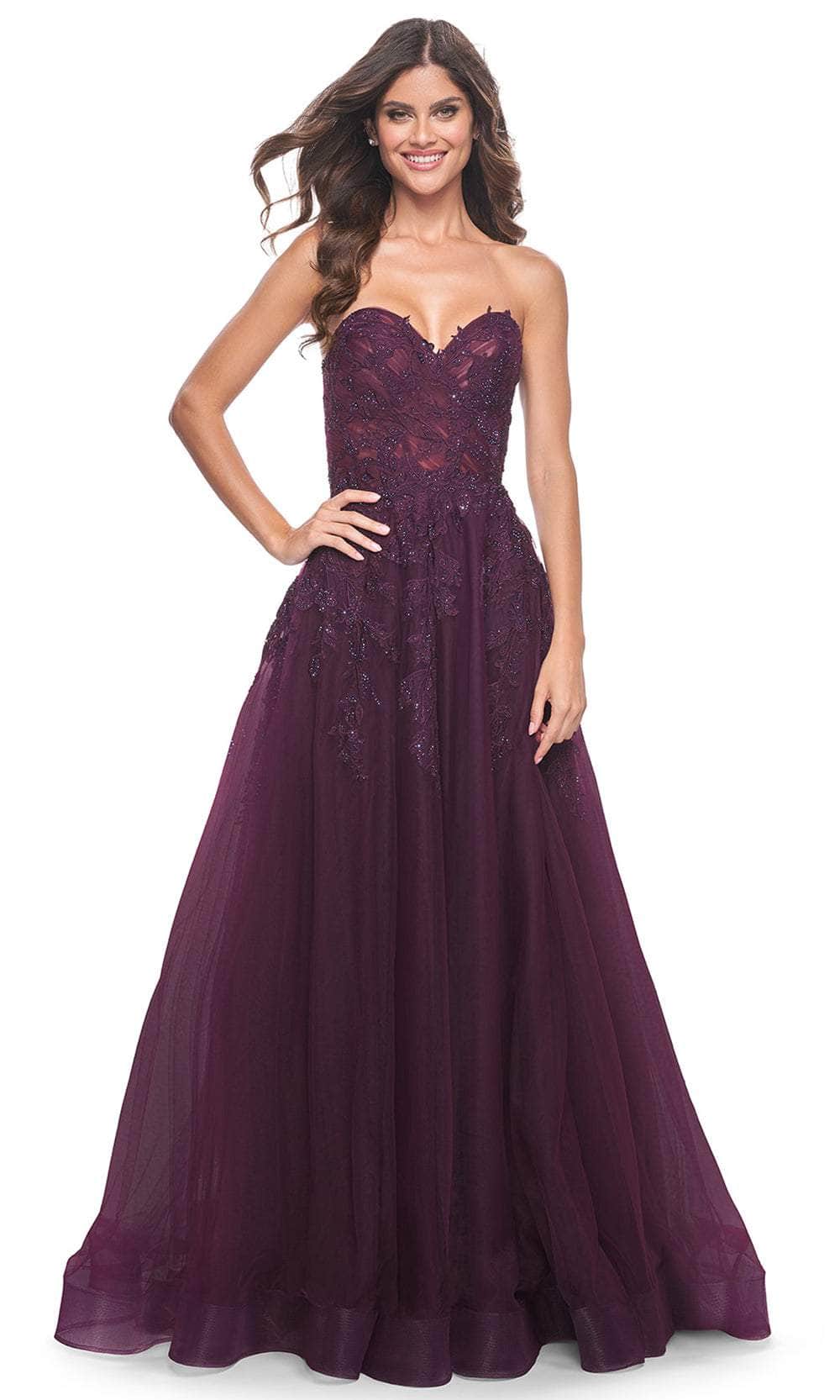 La Femme 32304 Sweetheart Tulle A-Line Prom Gown - Image 2