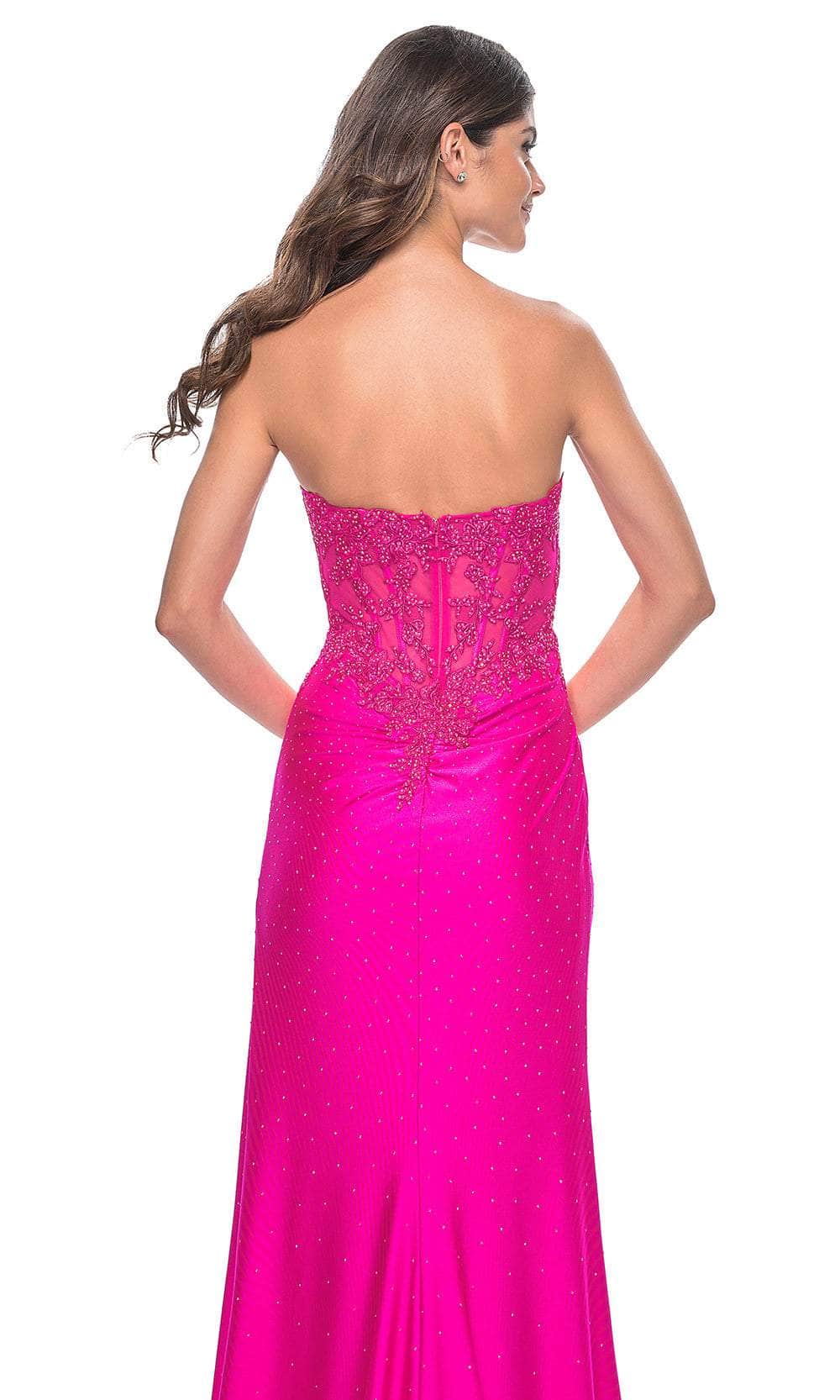 La Femme 32329 Sweetheart Rhinestone Embellished Prom Gown - Image 4