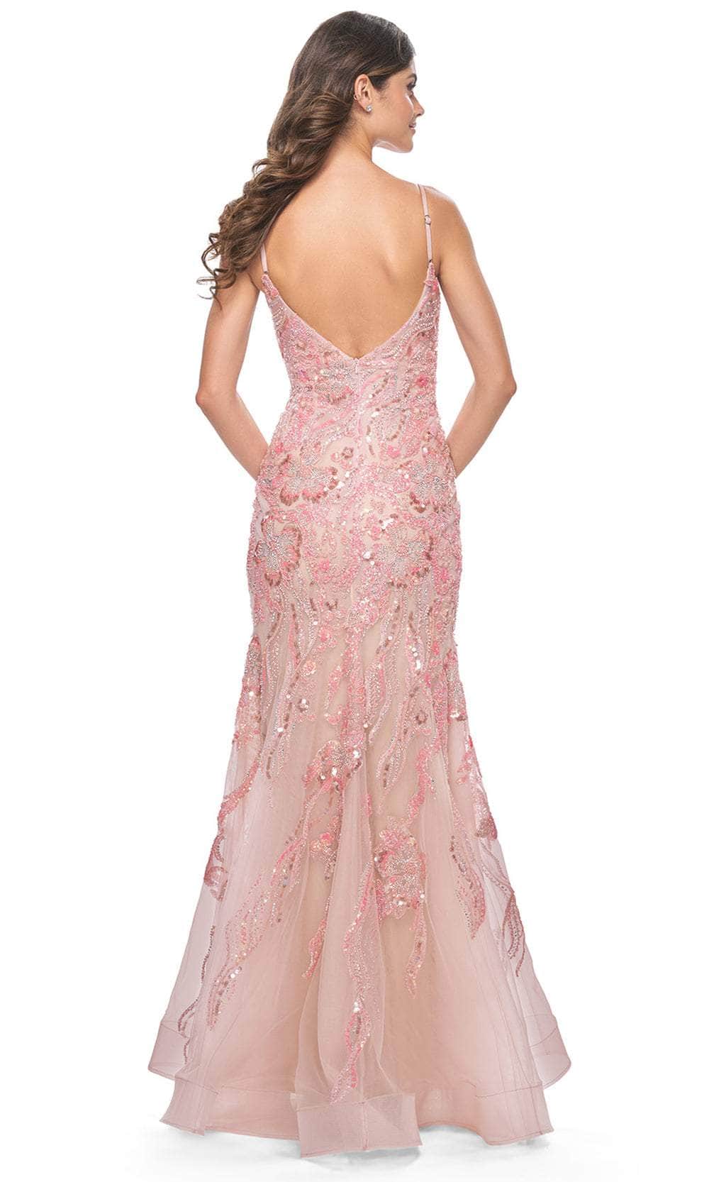 La Femme 32333 Sleeveless Beaded Mermaid Prom Dress - Image 6