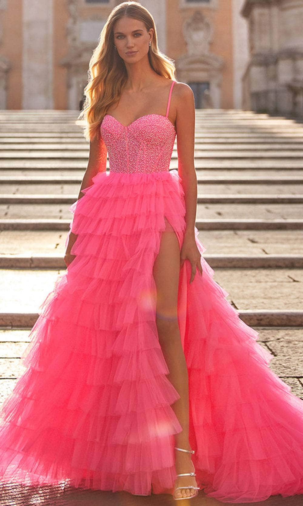 La Femme 32335 Sweetheart Neck Rhinestone Embellished Ballgown - Image 10