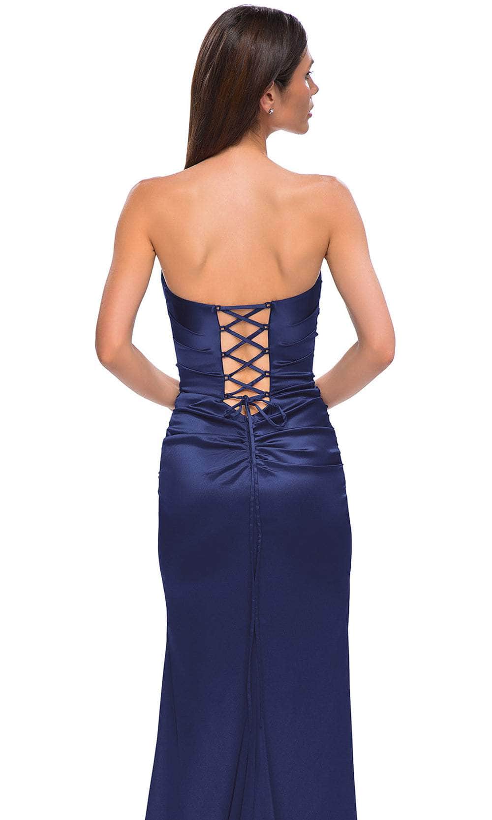 La Femme 32952 Semi Sweetheart Ruched Bodice Prom Gown - Image 5