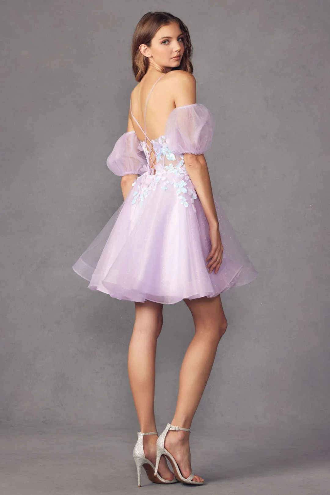Lavender Bridesmaid Dresses-Inexpensive Juliet 901 Embroidered Corset - Image 3