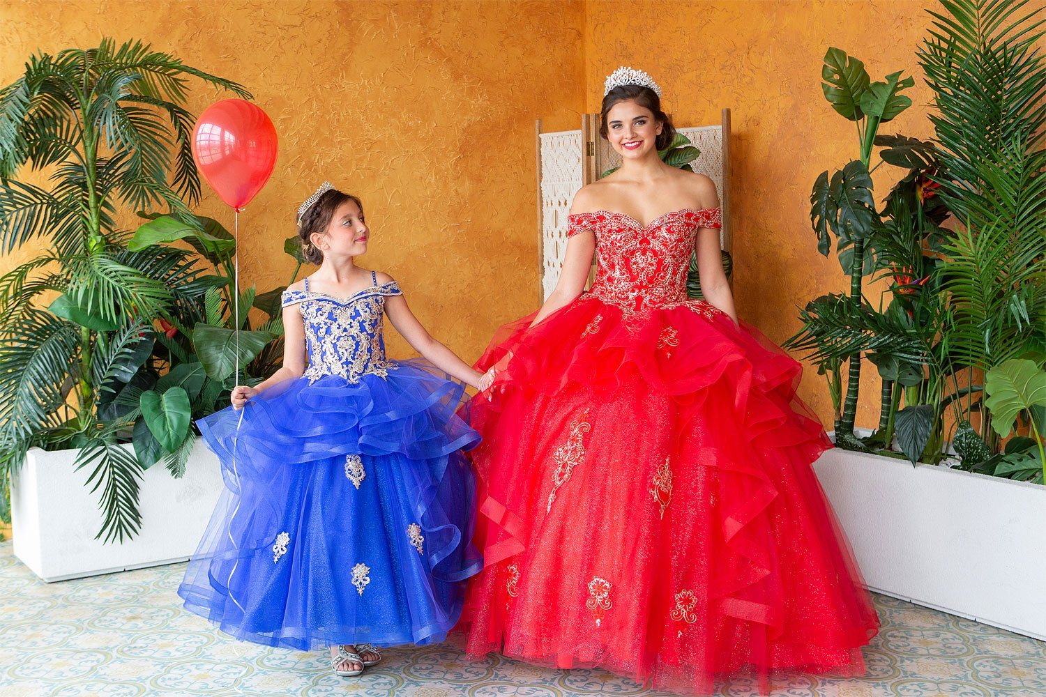Layered Off-Shoulder Glitter Quinceañera Dress by Calla KY-018383 - Image 32