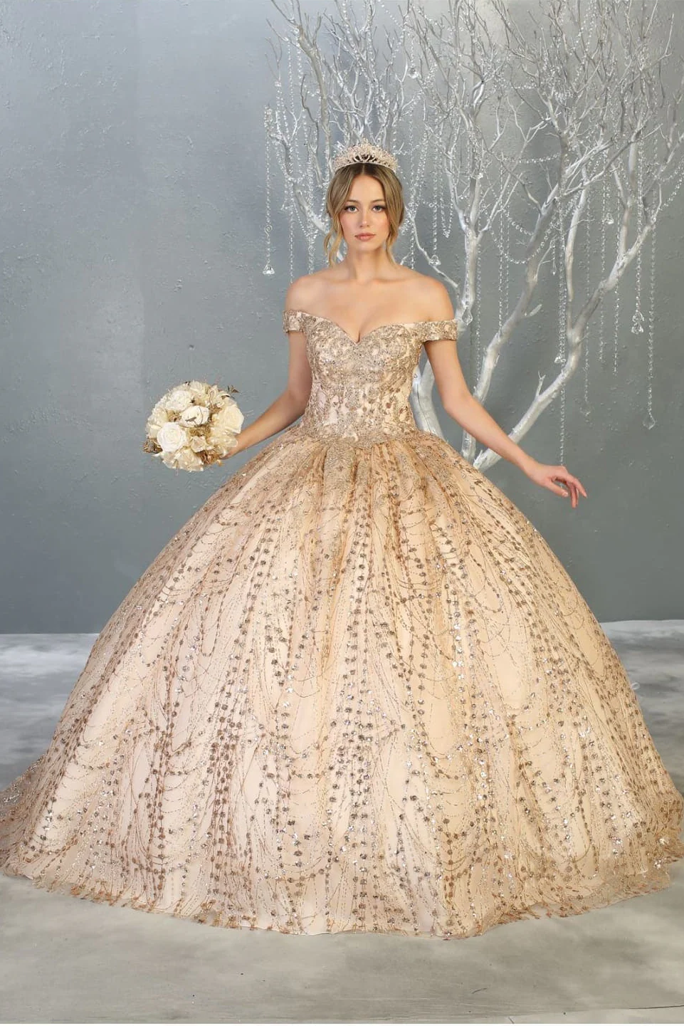 Layla K LK153 Corset Back Embellished Quinceanera Formal Ball Gown - Image 10
