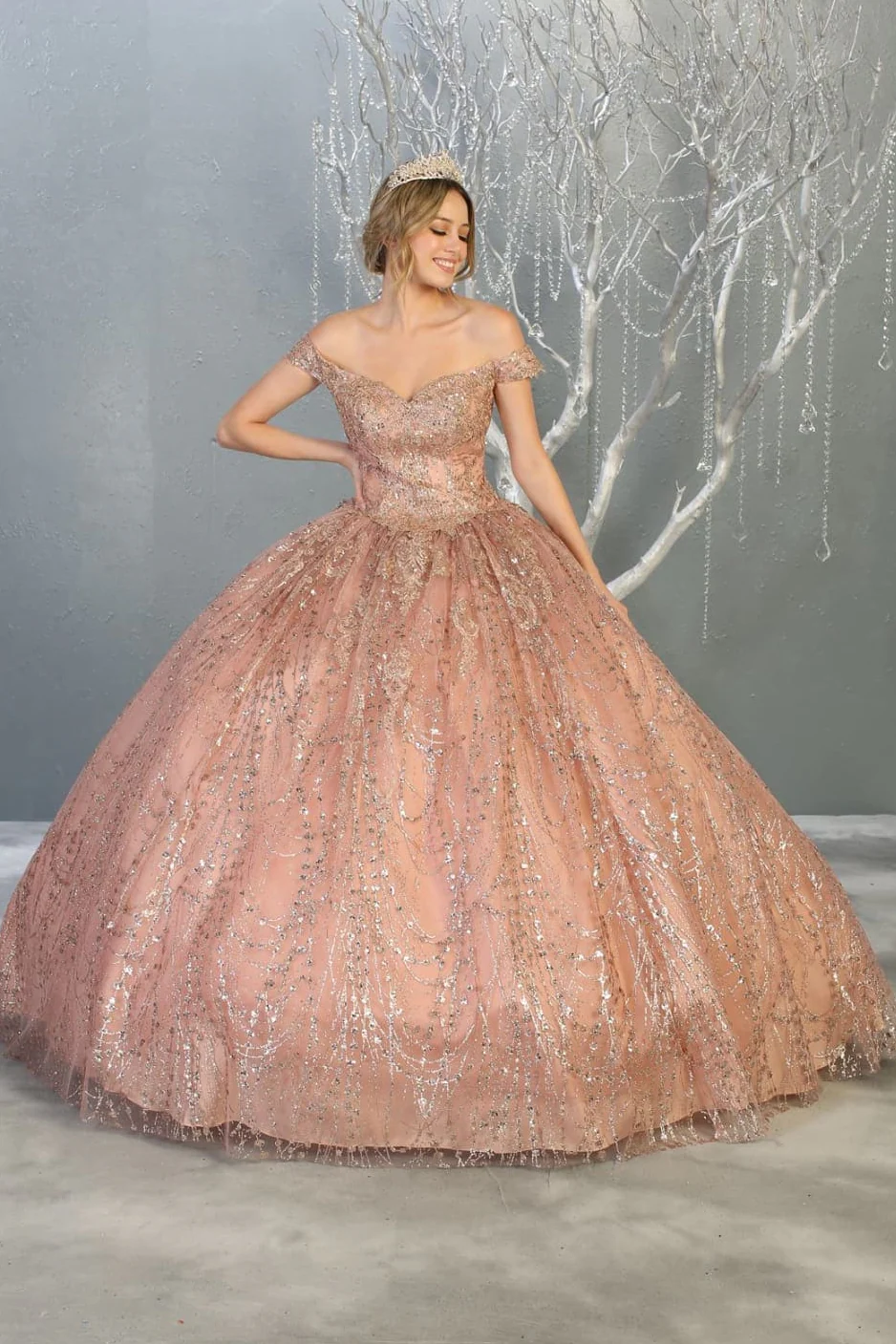 Layla K LK153 Corset Back Embellished Quinceanera Formal Ball Gown - Image 9