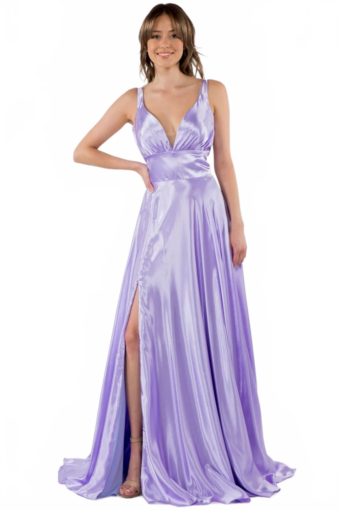 Inexpensive Lilac Bridesmaid Dress by Elizabeth K GL2963 - Image 4