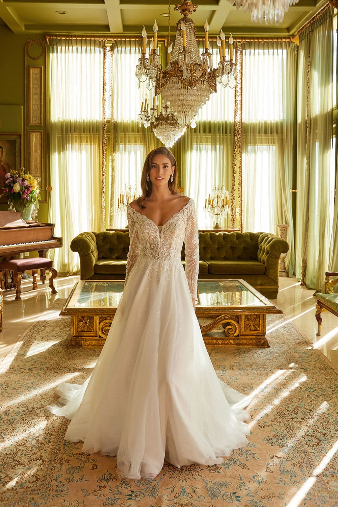 Long Sleeve Bridal Gown by GLS Gloria GL3530 - Image 5