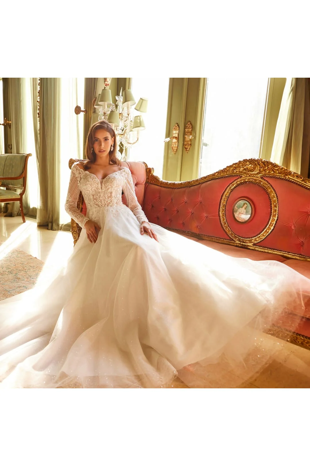 Long Sleeve Bridal Gown by GLS Gloria GL3530 - Image 6