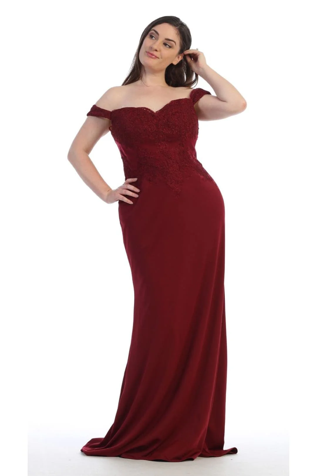 May Queen Off The Shoulder Formal Gown - Image 6